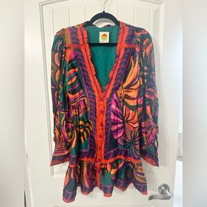 FARM Rio Vibrant Multicolor Mini Dress